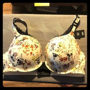 Torrid Push-up plunge skull bra